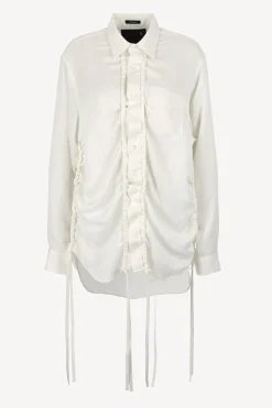 Femme R13 Blouse Shirred En Blanc