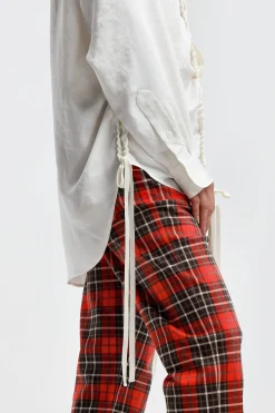 Femme R13 Blouse Shirred En Blanc