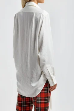 Femme R13 Blouse Shirred En Blanc