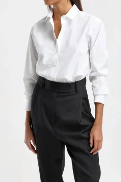 Femme Toteme Blouse Signature En Blanc