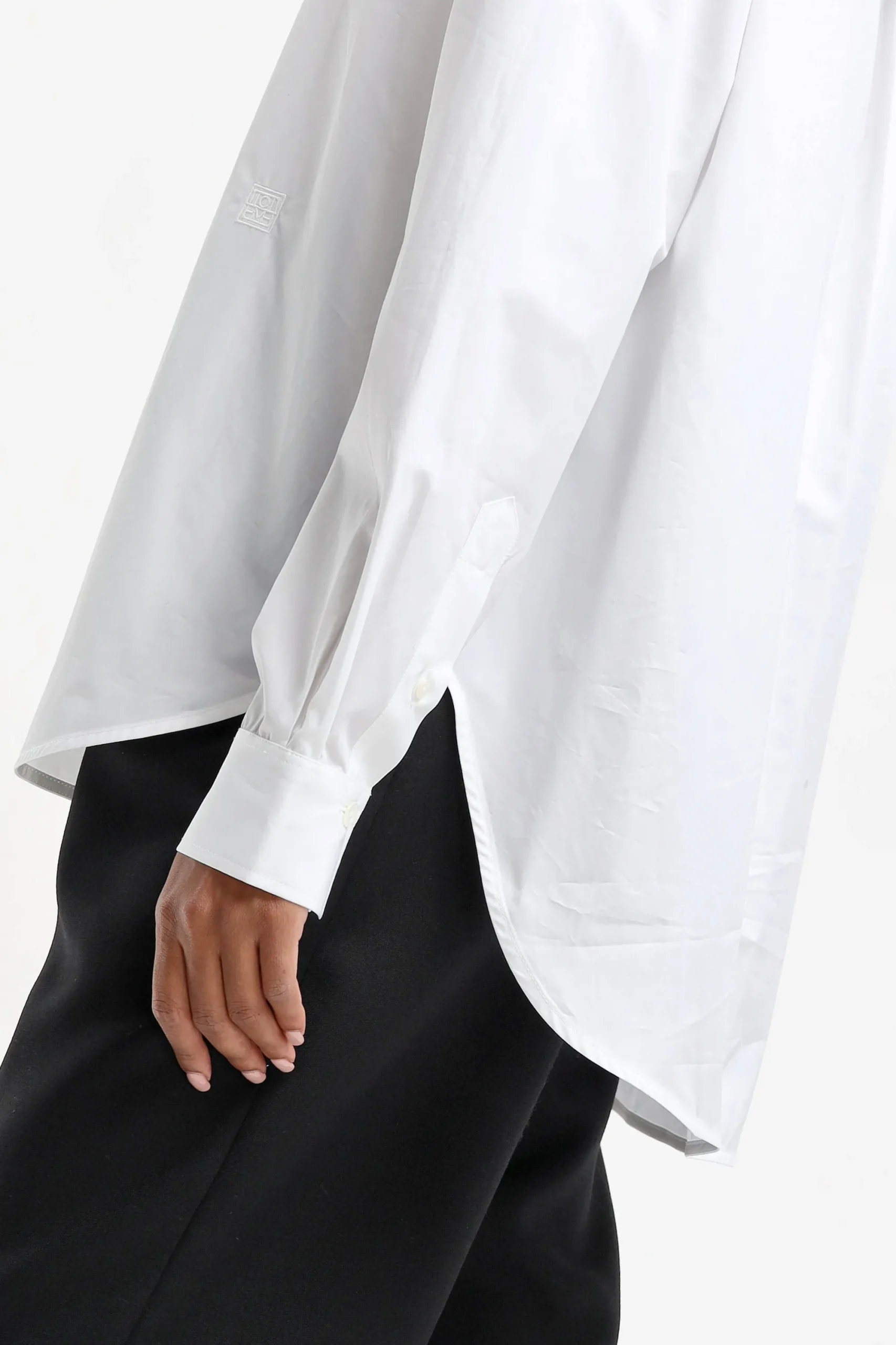 Femme Toteme Blouse Signature En Blanc