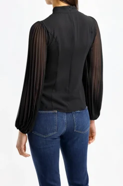 Femme Zimmermann Blouse Sunray En Noir