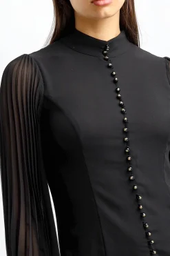 Femme Zimmermann Blouse Sunray En Noir