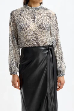 Femme Lala Berlin Blouse Talvi En Heritage Star Vanilla