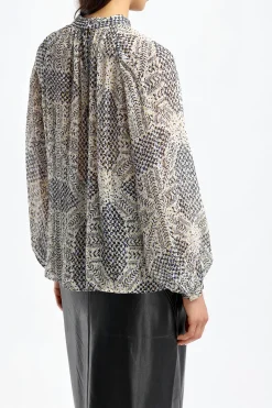 Femme Lala Berlin Blouse Talvi En Heritage Star Vanilla