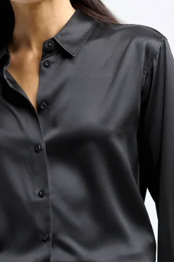 Femme Frame Blouse The Standard En Noir