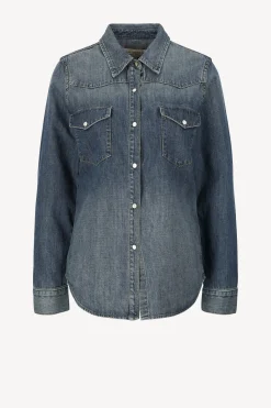 Femme Nili Lotan Blouse Travis En Classic Wash