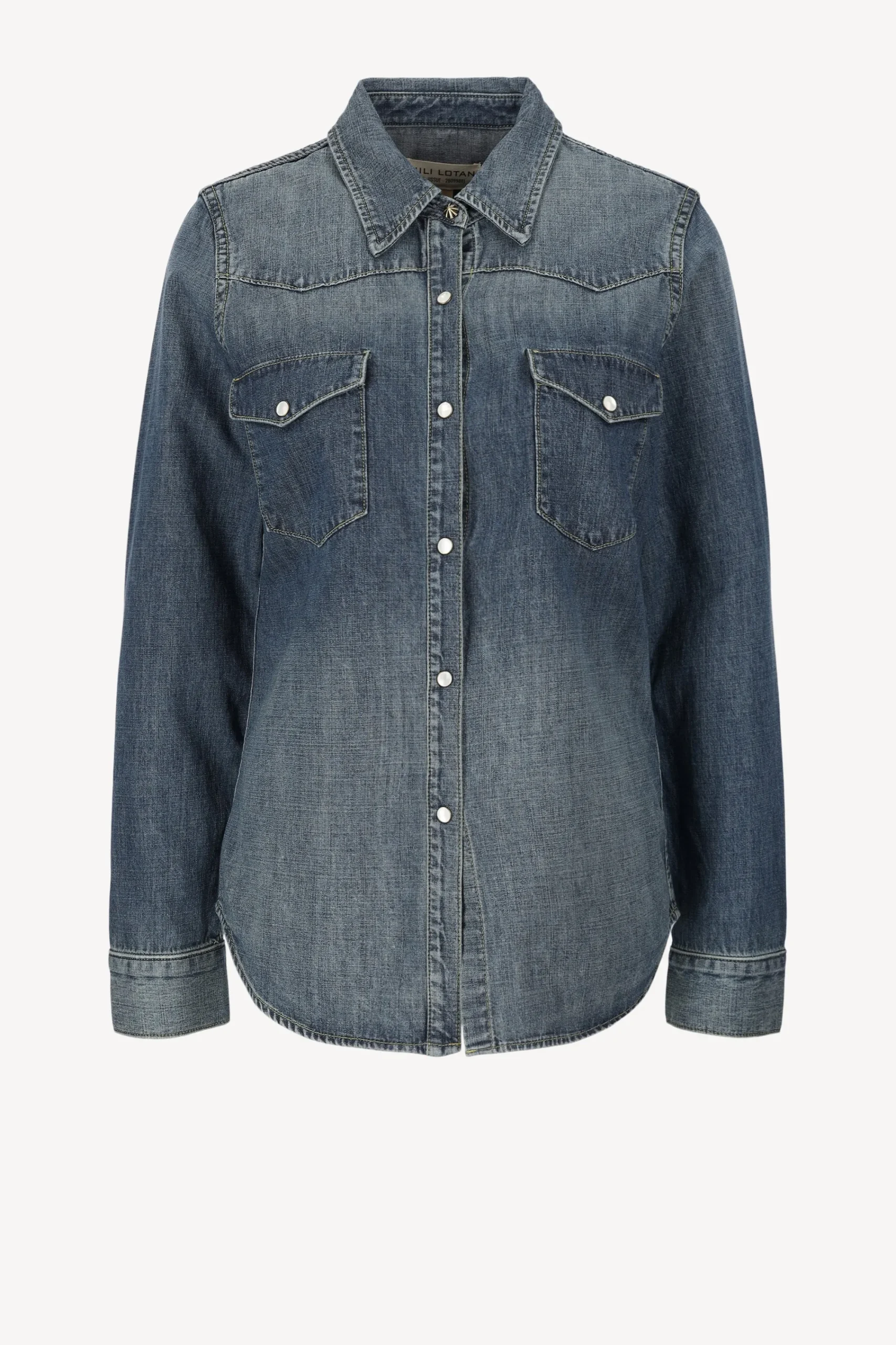 Femme Nili Lotan Blouse Travis En Classic Wash