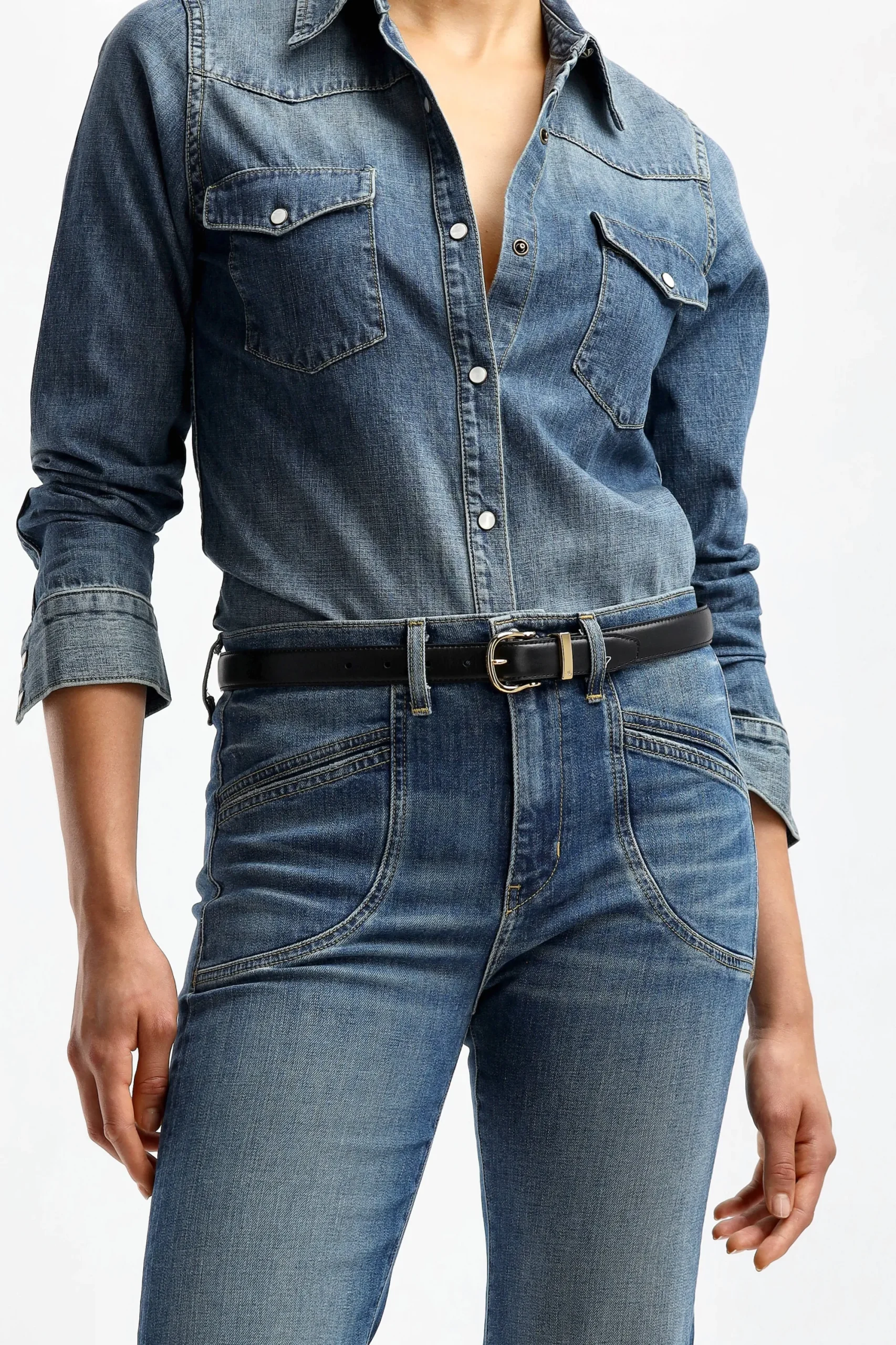 Femme Nili Lotan Blouse Travis En Classic Wash