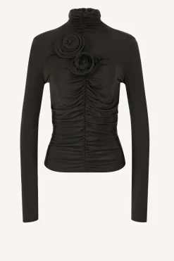 Femme Magda Butrym Blouse Twisted En Marron