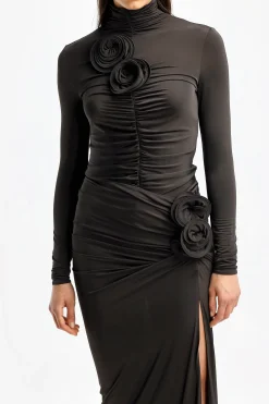 Femme Magda Butrym Blouse Twisted En Marron