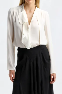 Femme Isabel Marant Blouse Utah En Ecru