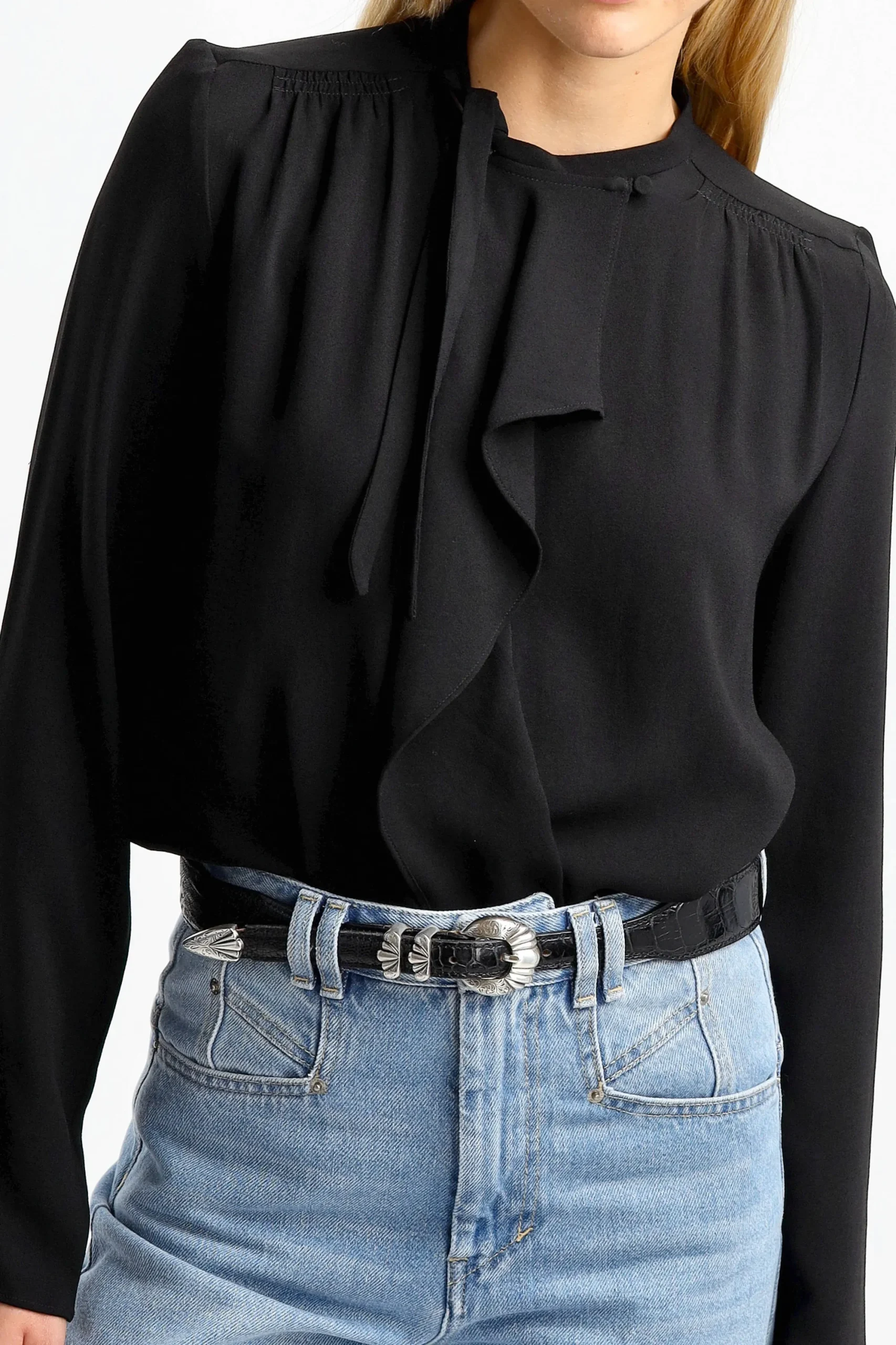 Femme Isabel Marant Blouse Utah En Noir