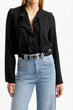 Femme Isabel Marant Blouse Utah En Noir