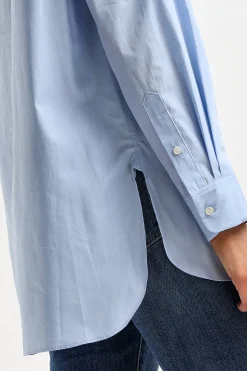 Femme Nili Lotan Blouse Yorke En Bleu Ciel