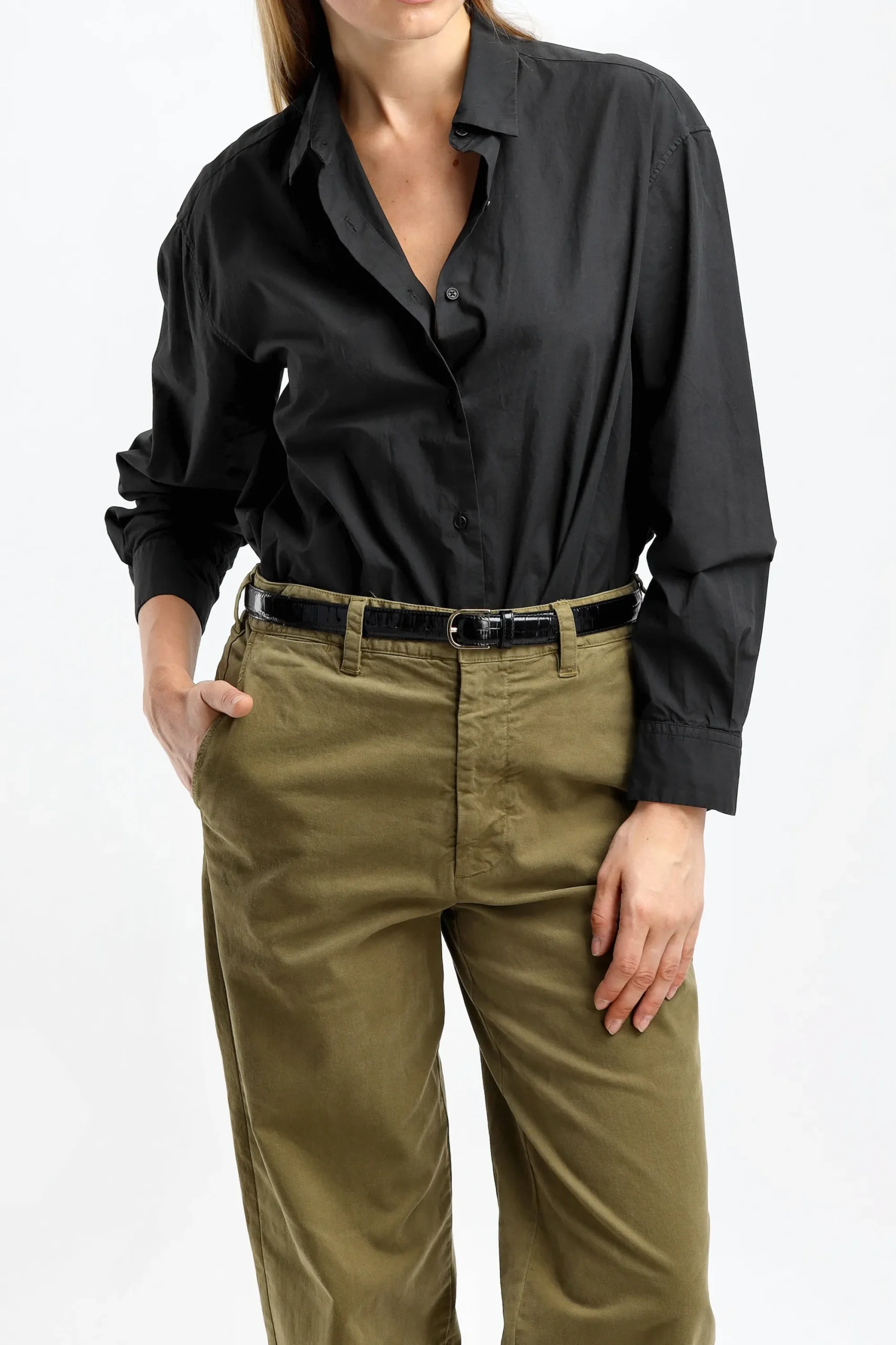 Femme Nili Lotan Blouse Yorke En Noir