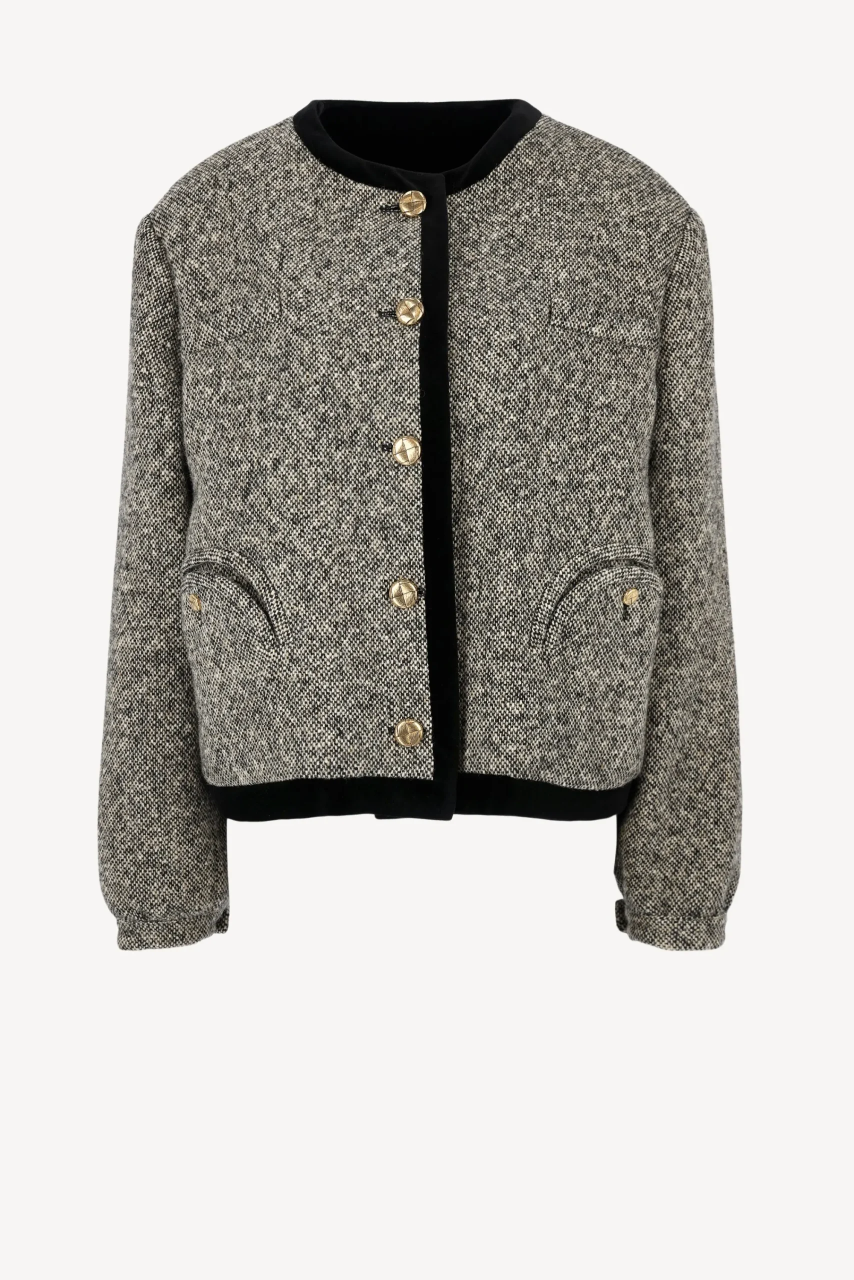 Femme Blazé Milano Bolero Lana Gliss En Sable Fonce