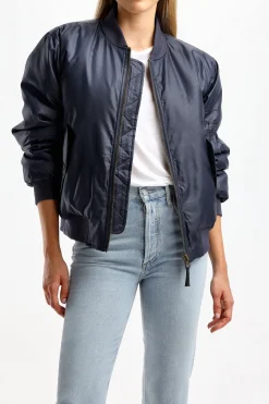 Femme Anine Bing Bomber Leon En Midnight Navy