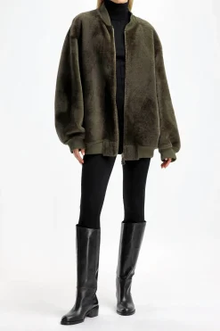 Femme Jadia Bomber Mica En Olive