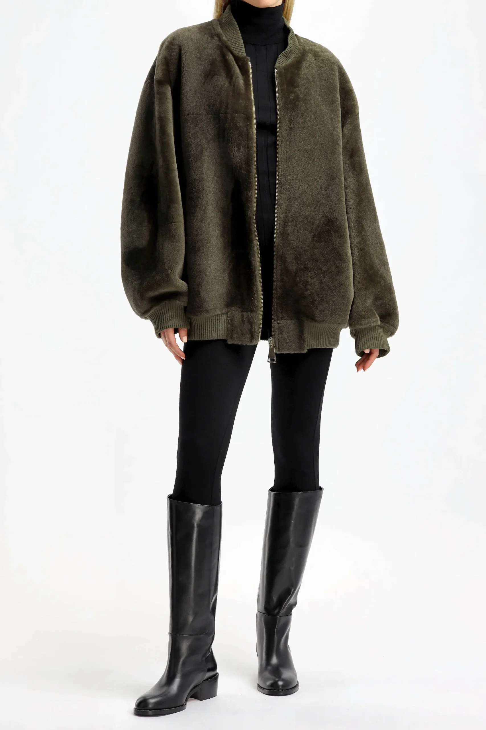 Femme Jadia Bomber Mica En Olive