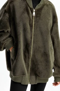 Femme Jadia Bomber Mica En Olive