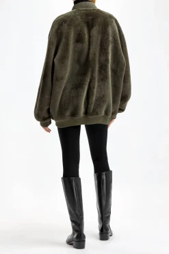 Femme Jadia Bomber Mica En Olive