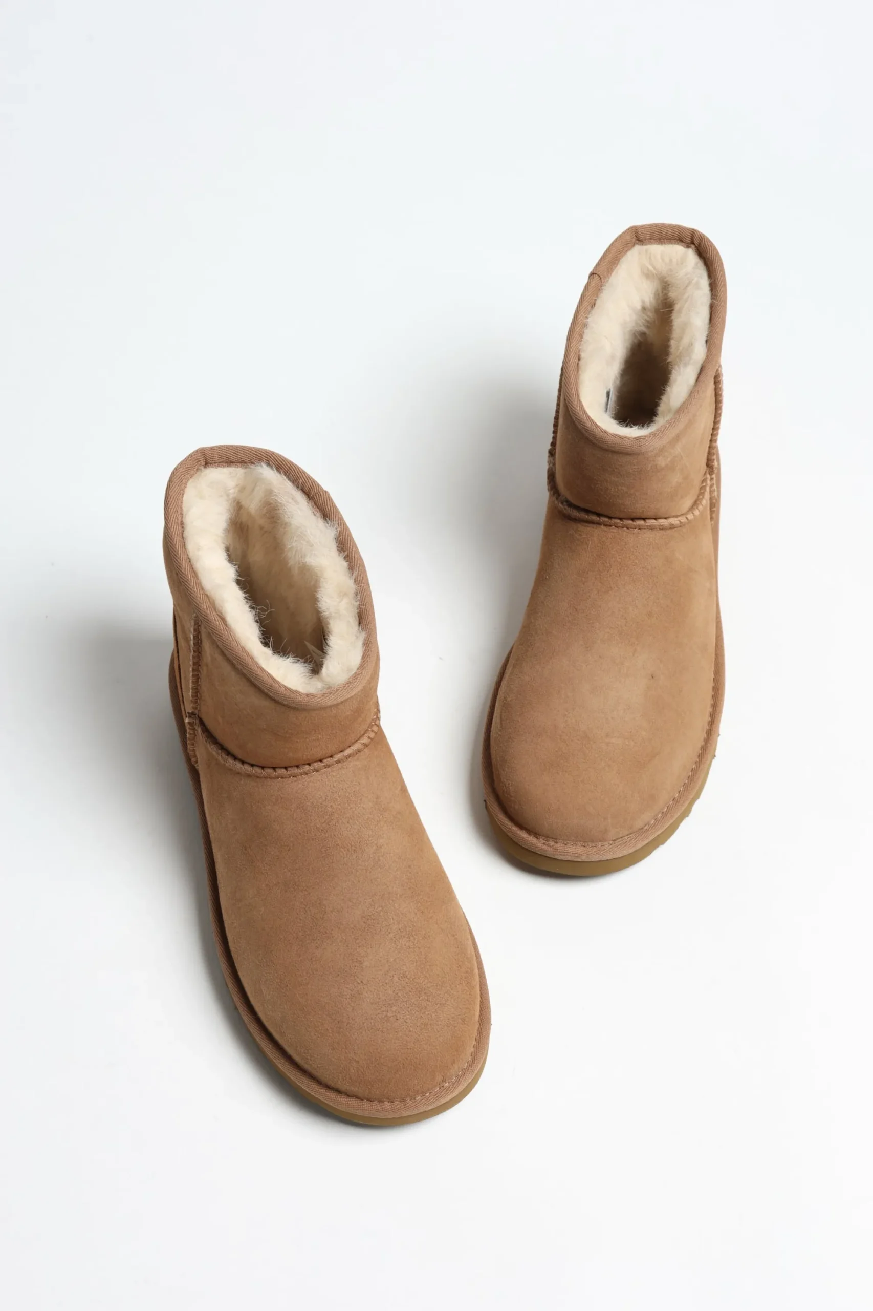 Femme Ugg Boots Classic Mini Ii En Chestnut