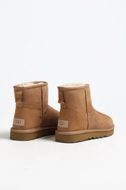 Femme Ugg Boots Classic Mini Ii En Chestnut