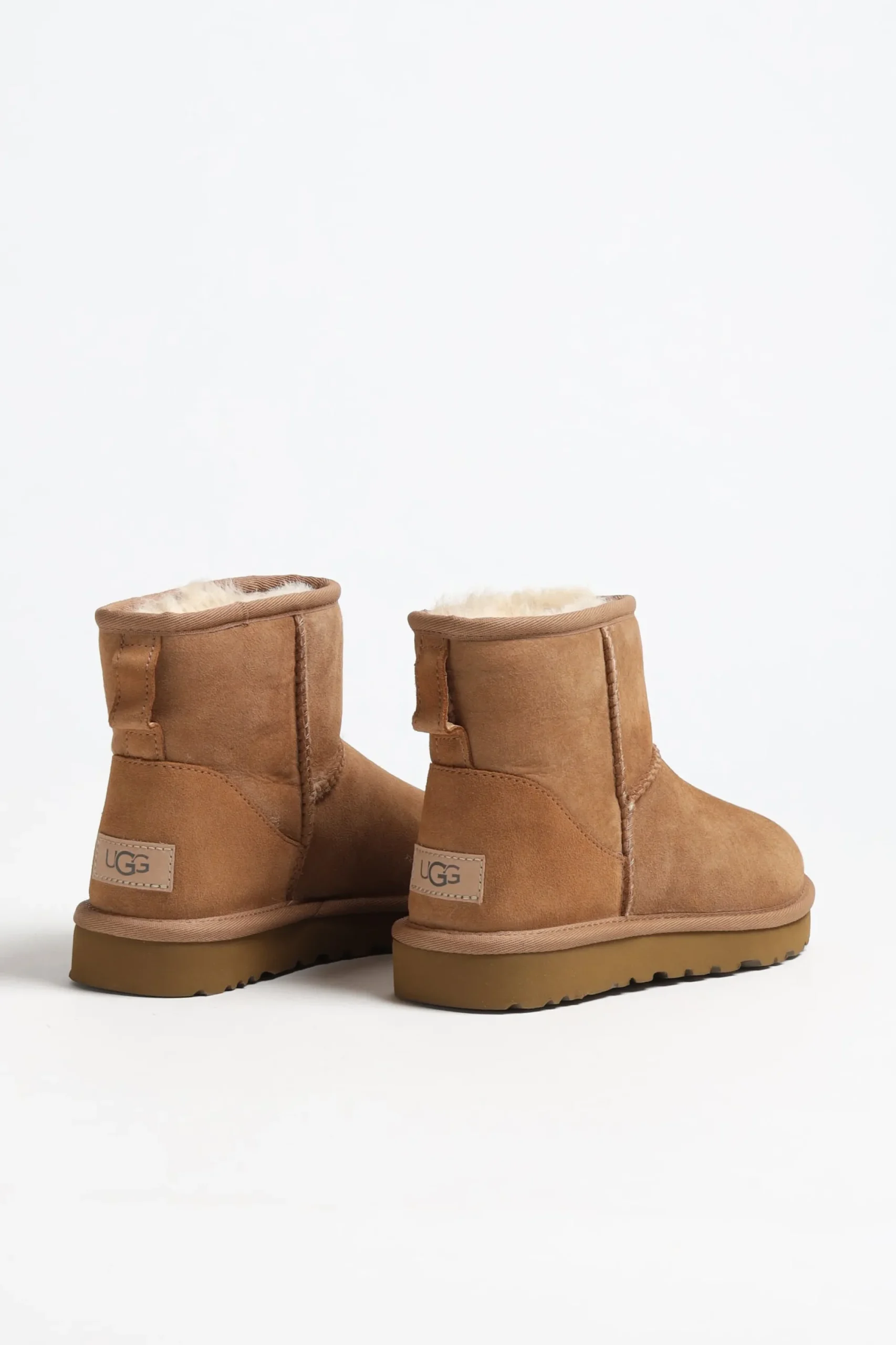 Femme Ugg Boots Classic Mini Ii En Chestnut