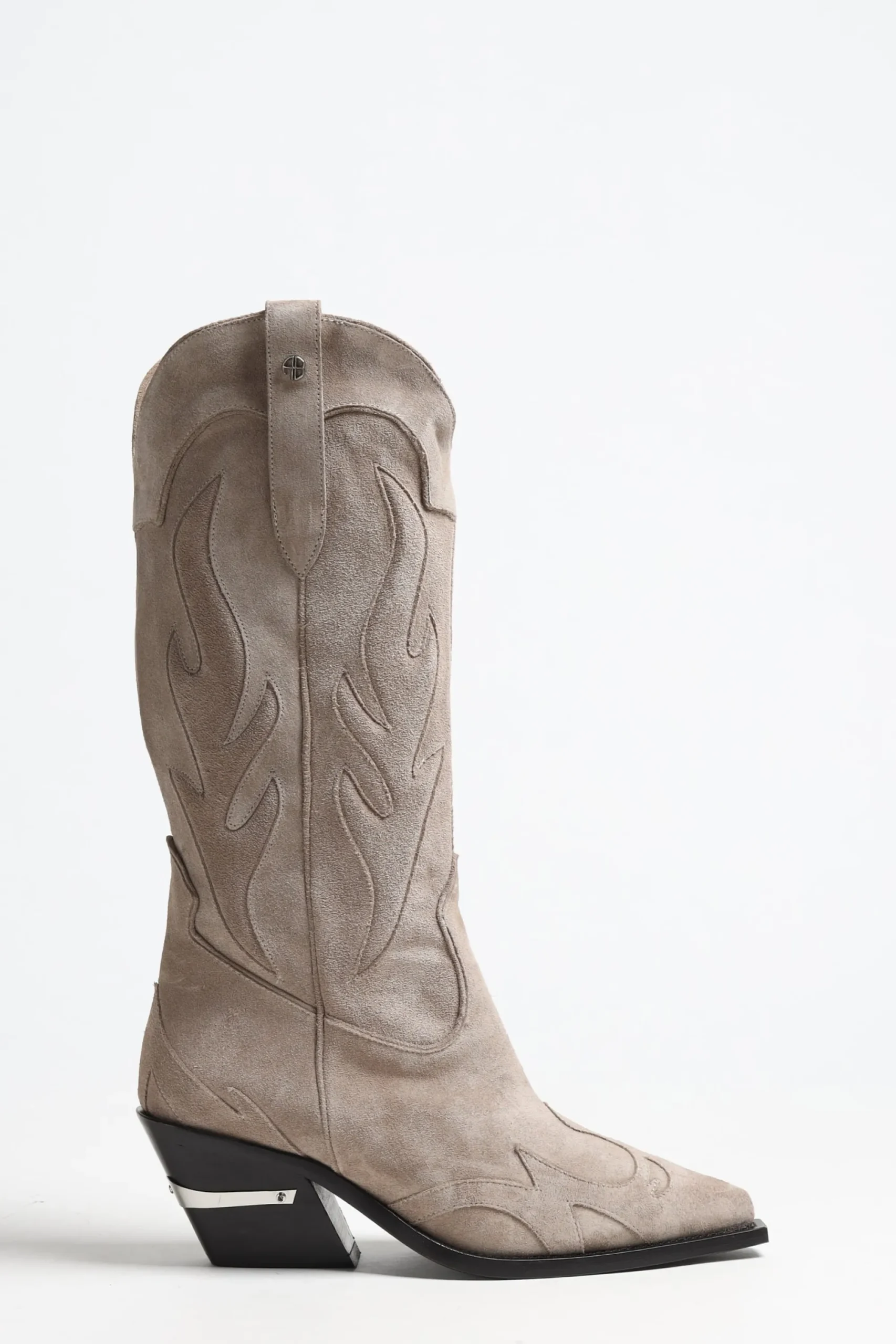 Femme Anine Bing Boots Tania Mid Calf En Taupe