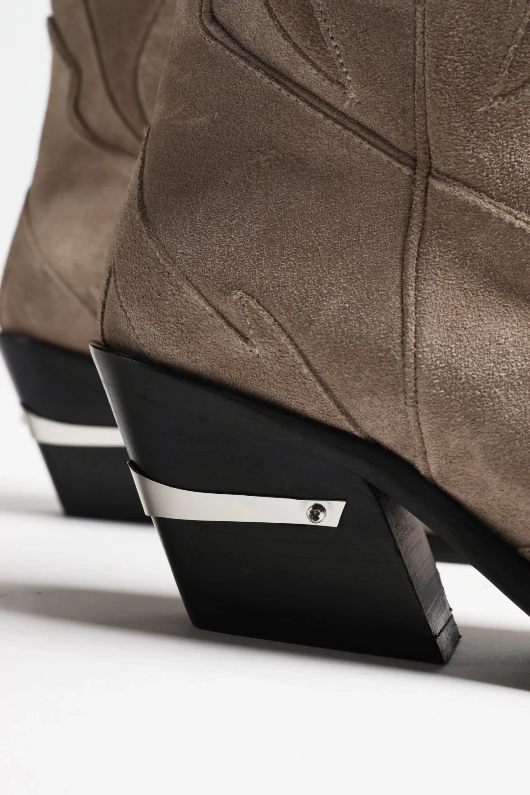 Femme Anine Bing Boots Tania Mid Calf En Taupe