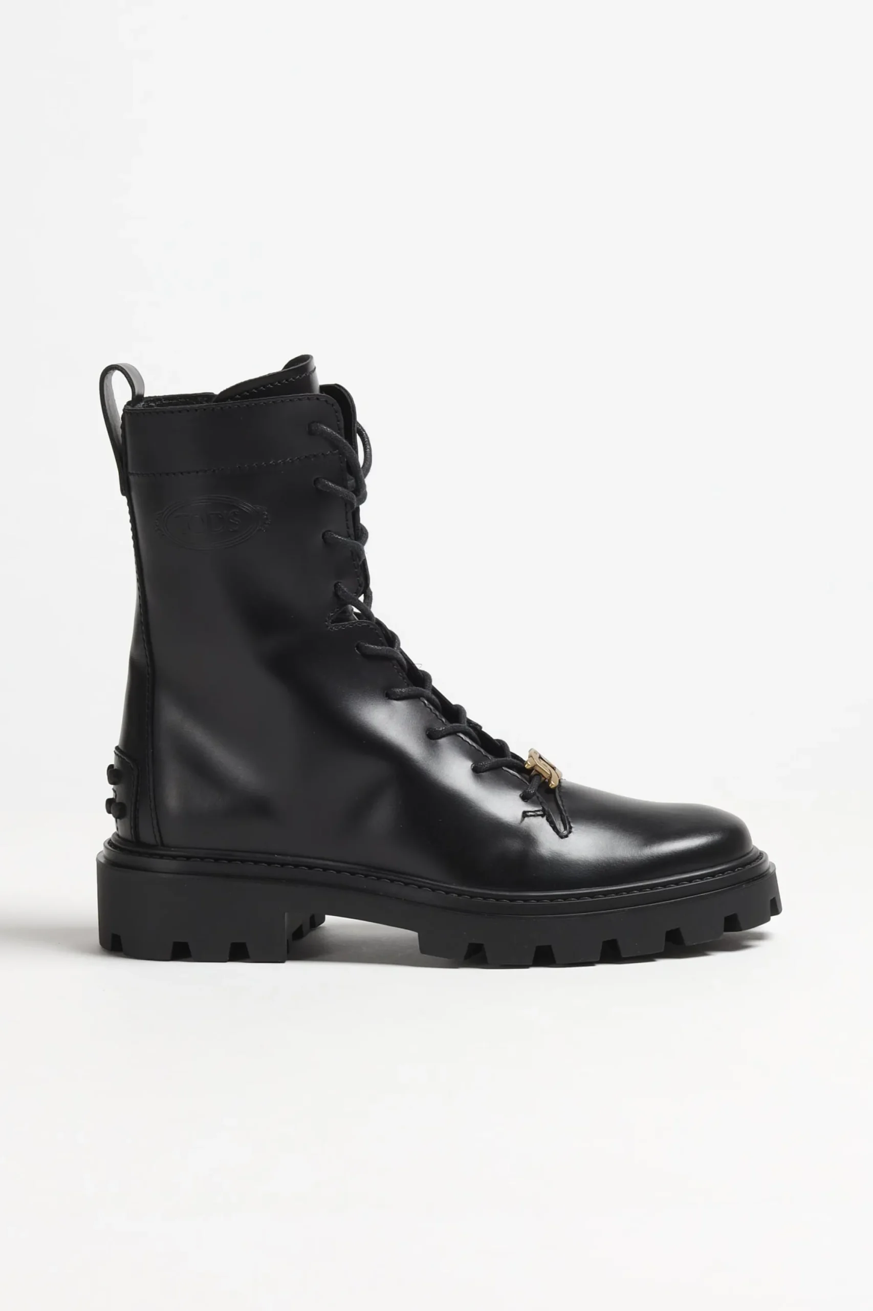 Femme Tod's Bottes A Lacets En Noir