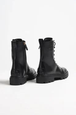 Femme Tod's Bottes A Lacets En Noir