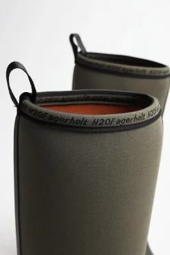 Femme H2O Fagerholt Bottes Raining Or Not In Forest Green