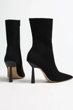 Femme Gia x RHW Bottes Rosie 7 Suede En Noir
