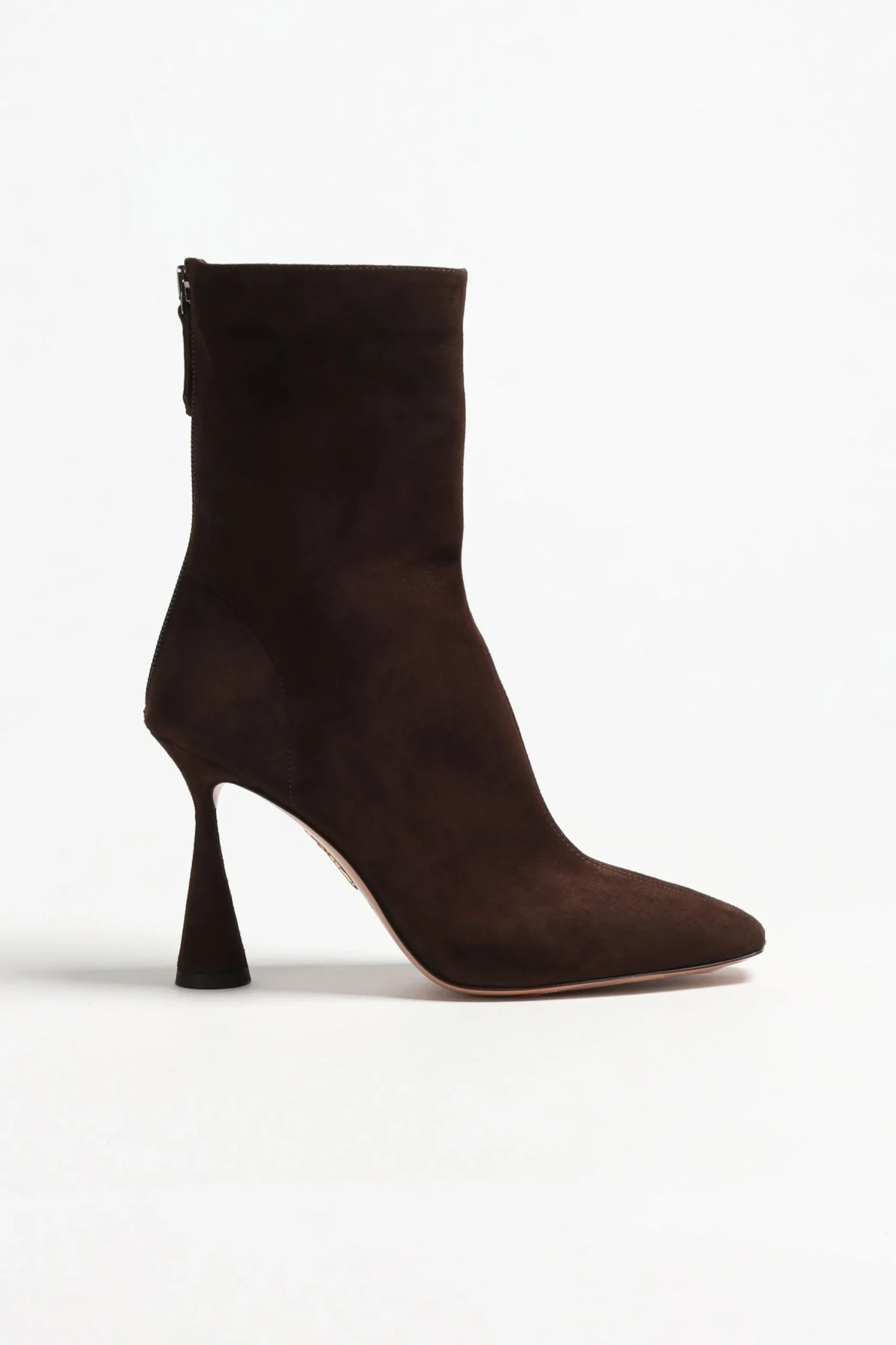 Femme Aquazzura Bottines Amore En Espresso