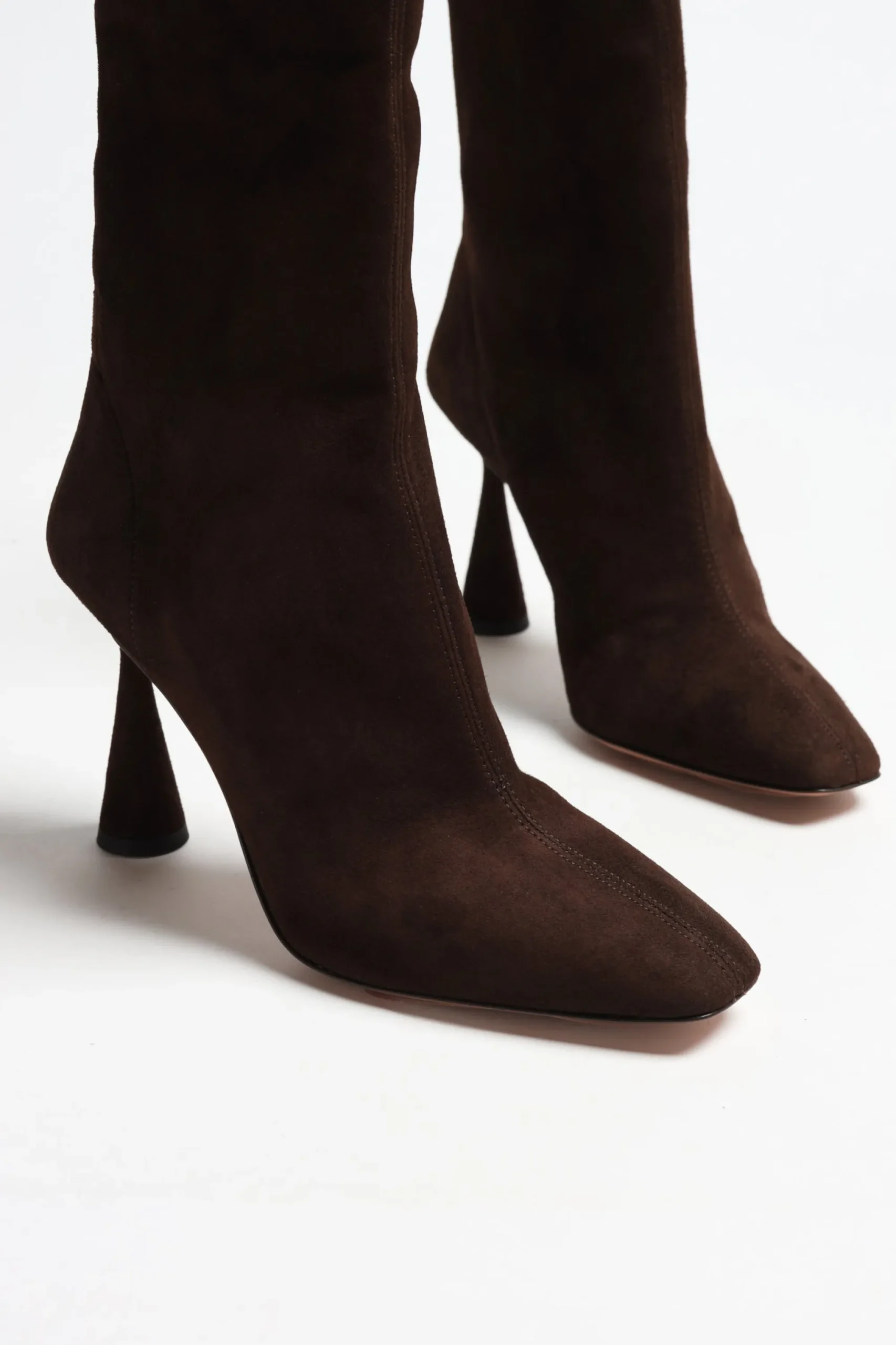 Femme Aquazzura Bottines Amore En Espresso