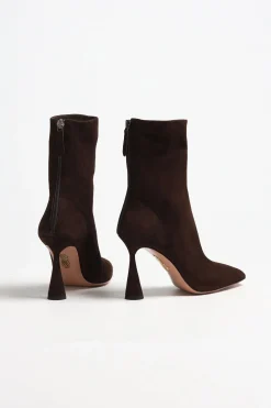 Femme Aquazzura Bottines Amore En Espresso