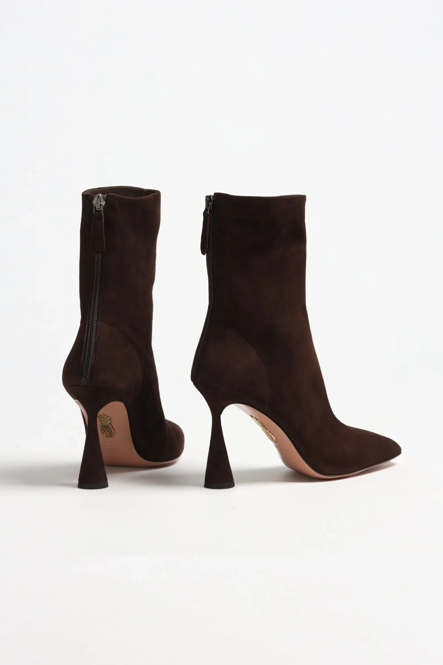 Femme Aquazzura Bottines Amore En Espresso