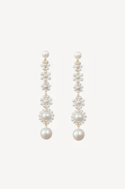 Femme Sophie Bille Brahe Boucles D'Oreilles Grande Fleur Jeanne