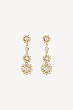 Femme Sophie Bille Brahe Boucles D'Oreilles Le Soleil Et Ses Fleurs