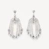 Femme Magda Butrym Boucles D'Oreilles Paillettes En Argent