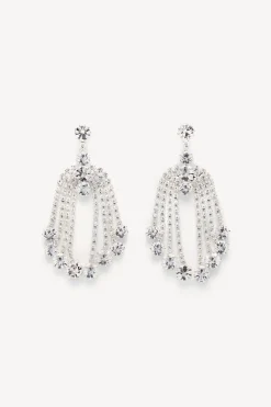Femme Magda Butrym Boucles D'Oreilles Paillettes En Argent