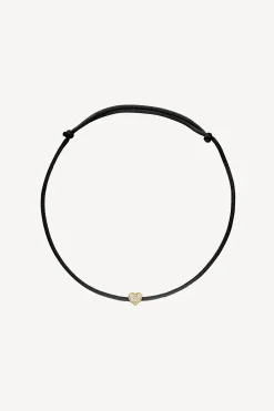 Femme Nina Kastens Jewelry Bracelet Diamond Heart En Noir