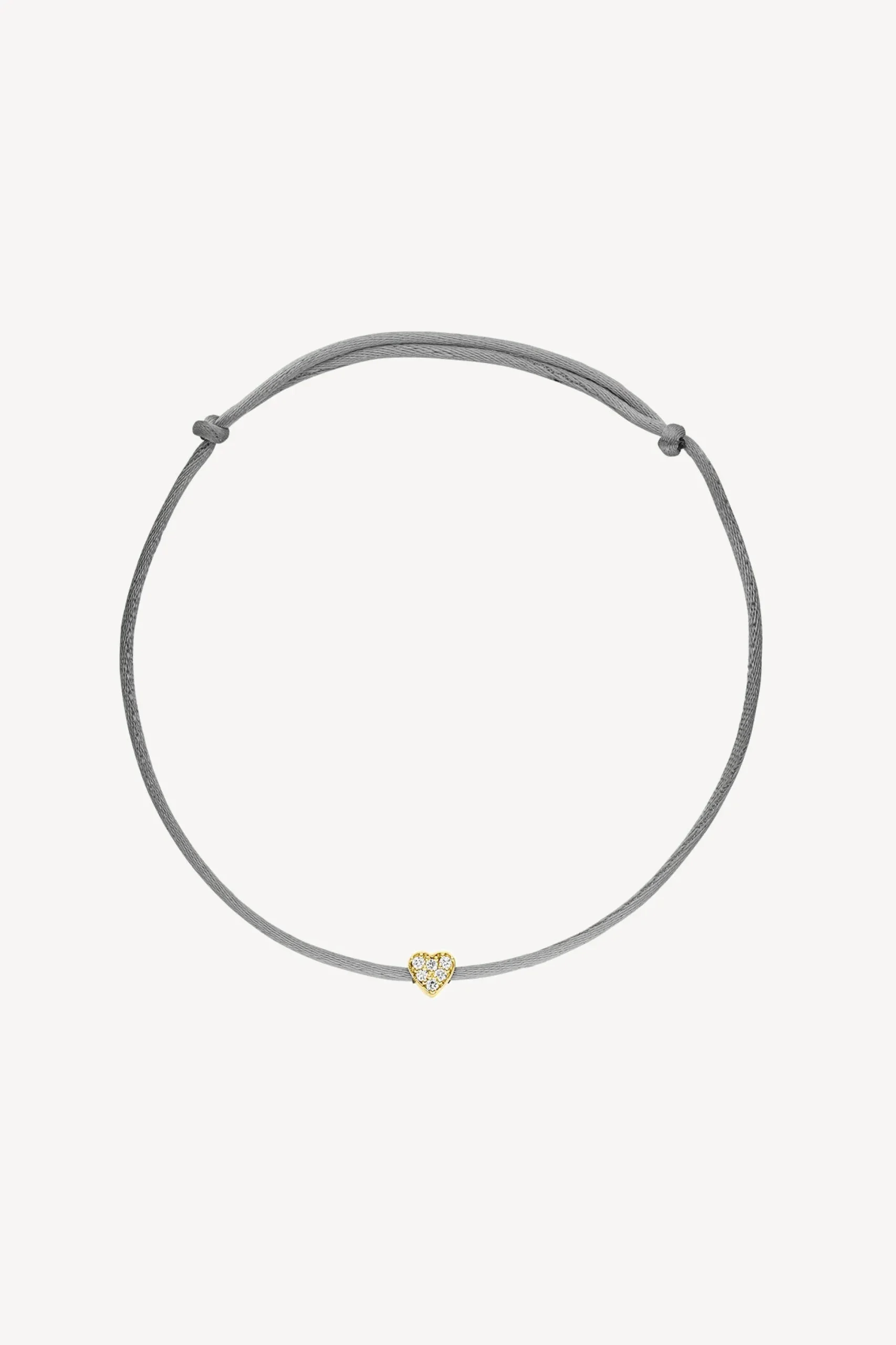 Femme Nina Kastens Jewelry Bracelet Diamond Heart En Gris