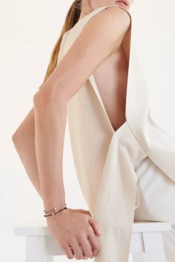 Femme Nina Kastens Jewelry Bracelet Diamond Heart En Gris