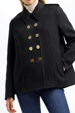 Femme Tory Burch Caban Noir