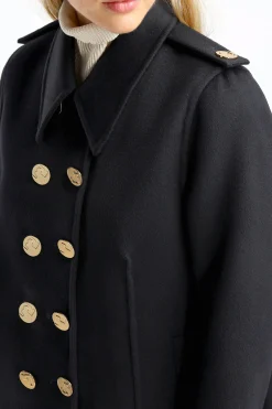 Femme Tory Burch Caban Noir