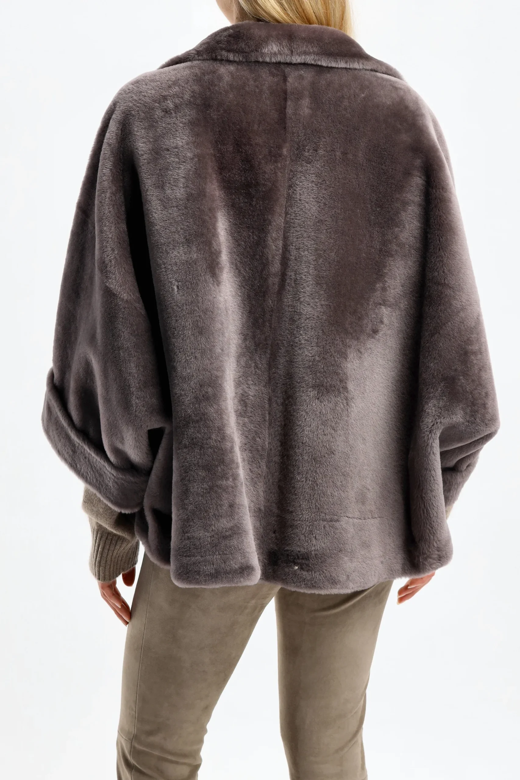 Femme Jadia Cape Charly En Taupe