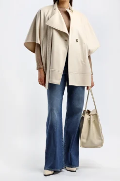 Femme Max Mara Cape Haven A Sand